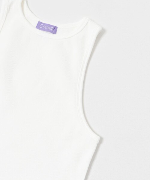 URBAN RESEARCH(アーバンリサーチ)の「COOME BABY TANK TOP(タンクトップ・レディース・OFFWHITE/SUMIKURO/GREY・M)」の6枚目の写真