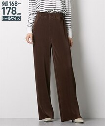 slattgir | 高身長　カットオフワイドパンツ　丈長め・トールサイズ(その他パンツ)