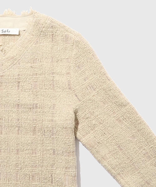 ADAM ET ROPE'（アダムエロペ）の「【Sefr/セファ】DESI SWEATER（ニット/セーター・メンズ・キナリ・M/S）」の5枚目の写真