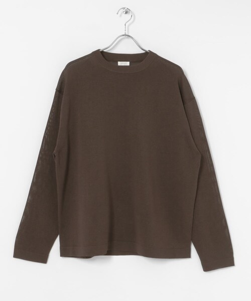 URBAN RESEARCH(アーバンリサーチ)の「『別注』crepuscule×UR Washi Knit Long-Sleeve T-shirts(ニット/セーター・メンズ・Black/D.Purple/Chocolate・1/2)」の12枚目の写真