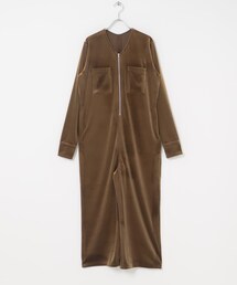 THE GOODLAND MARKET | &her　Velor All in one(サロペット/オーバーオール)