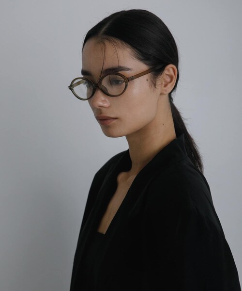 URBAN RESEARCH（アーバンリサーチ）の「decor『デコール』　Eyewear Round（メガネ・レディース・BROWN/KHAKI・-）」の12枚目の写真