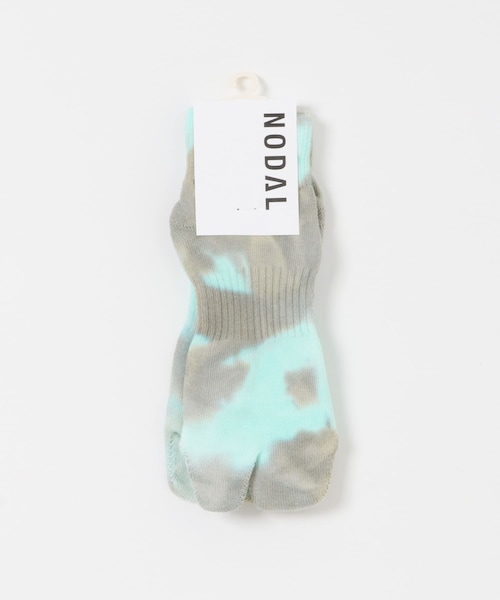 EKAL（エカル）の「NODAL　TIE DYE SOCKS（その他アンダーウェア/インナー・メンズ・SODA KHGRY/OR PINK/PPL YEL/NVY GRN/PNK NVY/YEL CCL/BLU NVY/L GRY CCL/CML CREAM/ORG BLU/L GRY GRN/L BLU RED・One）」の4枚目の写真