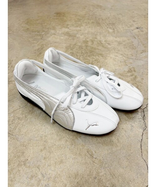 EVRIS（エヴリス）の「【PUMA】SPEEDCAT BALLET NOVA METALLIC WNS（スニーカー・レディース・ホワイト/ブラック・M/L）」の2枚目の写真