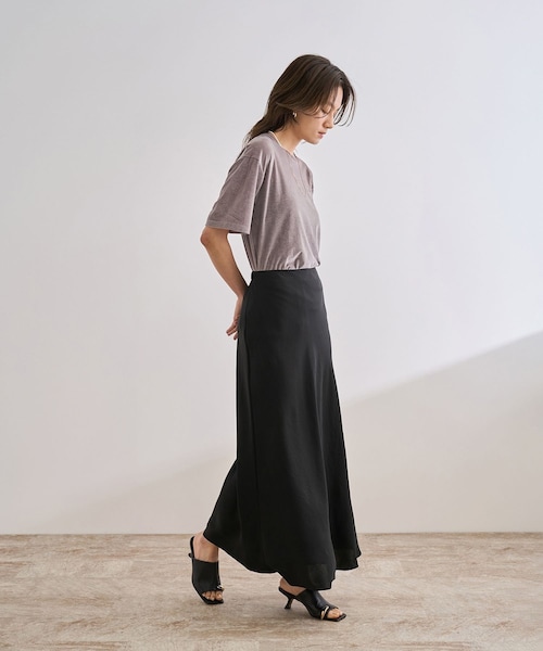 ROPE'(ロペ)の「シアーエアリー マーメイドスカート/セットアップ対応(スカート・レディース・ブラック/グレー・36/38)」の16枚目の写真