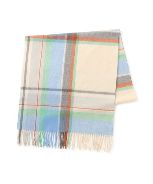 ADAM ET ROPE'(アダムエロペ)の「【J'aDoRe・一部店舗限定】【Joshua Ellis(ジョシュアエリス)】CPGストール(ストール/ショール・レディース・オフホワイト/ベージュ系/グリーン系/ブルー系/レッド系・F)」の5枚目の写真