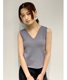 EMODA | フィットニットタンクトップ(ニット/セーター)
