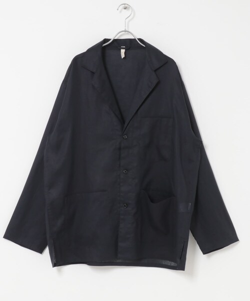 URBAN RESEARCH DOORS(アーバンリサーチドアーズ)の「RA/LYO Sheer Shirts Jacket(テーラードジャケット・メンズ・NAVY/BLACK・M/L)」の14枚目の写真