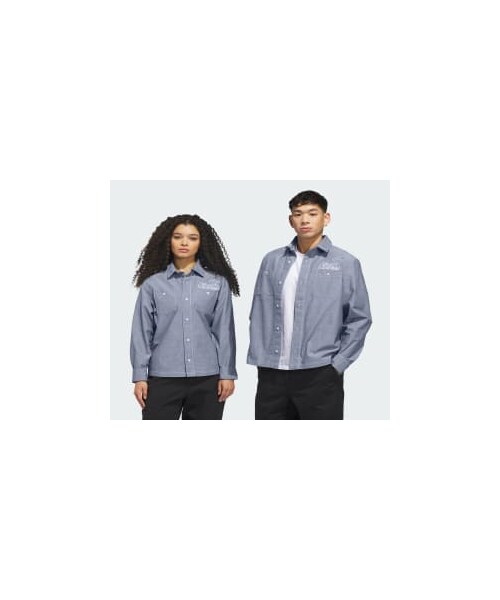 adidas(アディダス)の「スケートボーディング × マーク・ゴンザレス 長袖ボタンアップシャツ(トップス・メンズ・グリーン・2XS/XS/M/XL/2XL/4XL/6XL/J/3XS/J/2XS/J/XS/J/S/J/M/J/L/J/XL/J/2XL/J/3XL/J/4XL/J/5XL)」の18枚目の写真