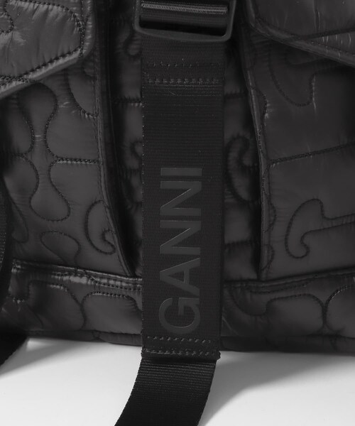 URBAN RESEARCH（アーバンリサーチ）の「GANNI　RE-TECH QUILTED BACKPACK（バックパック/リュック・レディース・BLACK・-）」の18枚目の写真