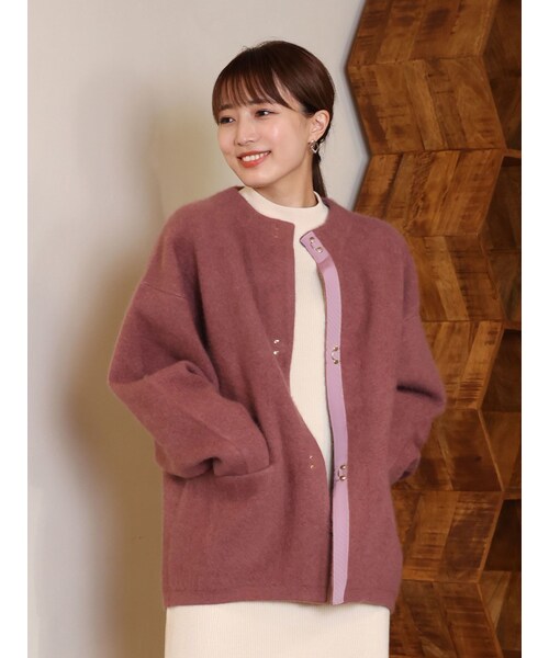 LAGUNAMOON（ラグナムーン）の「CHNラクーンニットカーディガン