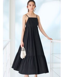 MERCURYDUO | バックシャンタイプライターキャミワンピース(ワンピース)