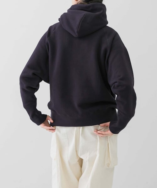 かぐれ（カグレ）の「スウェットフーデットプルオーバー（パーカー・レディース・CORAL/BUTTER/NAVY・FREE）」の7枚目の写真