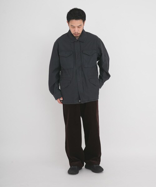 EKAL（エカル）の「nonnative　TROOPER JKT COTTON BACK SATIN VW WITH WINDSTOPPER（ブルゾン・メンズ・BLACK/OLIVE/NAVY・2/3）」の8枚目の写真