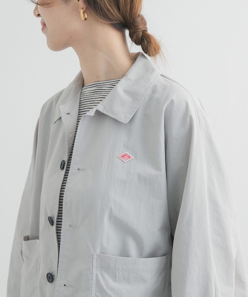 URBAN RESEARCH DOORS（アーバンリサーチドアーズ）の「DANTON　DOLMAN SLEEVE JACKET（テーラードジャケット・レディース・BEIGE/BLUE/GREIGE・36）」の2枚目の写真