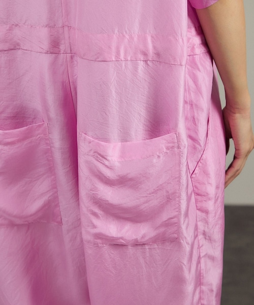 ADAM ET ROPE'（アダムエロペ）の「【WONDER FULL LIFE/ワンダーフルライフ】トラベラーズ2 オールインワン（つなぎ/オールインワン・レディース・ネイビー/ピンク・S）」の18枚目の写真