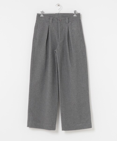 SENSE OF PLACE by URBAN RESEARCH（センスオブプレイスバイアーバンリサーチ）の「ジャージメルトンタックワイドパンツ（その他パンツ・メンズ・BLACK/CHARCOAL/L.GRAY・M/L）」の21枚目の写真