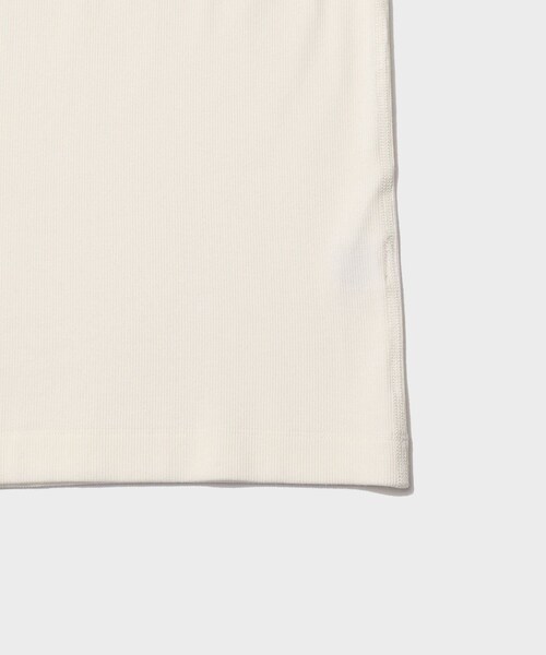 ADAM ET ROPE'（アダムエロペ）の「《別注》【Miller/ミラー】RIB TANKTOP（タンクトップ・メンズ・ブラック/ホワイト・L/M）」の17枚目の写真