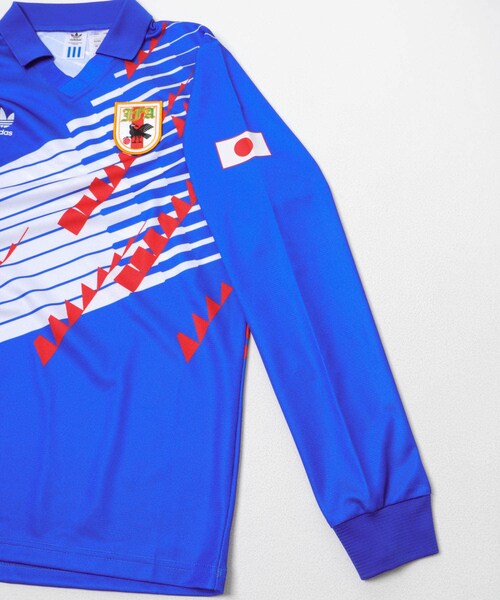 URBAN RESEARCH(アーバンリサーチ)の「adidas サッカー日本代表 ホーム ユニフォーム 1993(Tシャツ/カットソー・メンズ・ブルー・L/XL/XXL)」の8枚目の写真