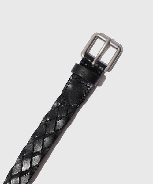 ADAM ET ROPE'(アダムエロペ)の「【ANOTHER OFFICE/アナザーオフィス】Narrow Leather Mesh Belt(ベルト・レディース・ブラック・F)」の3枚目の写真