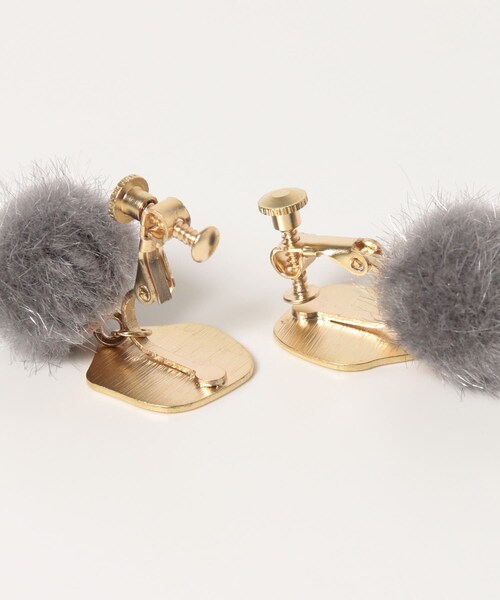 URBAN RESEARCH Sonny Label（アーバンリサーチサニーレーベル）の「ボールイヤリング∴（イヤリング・レディース・グレー/ベージュ・one/One）」の5枚目の写真