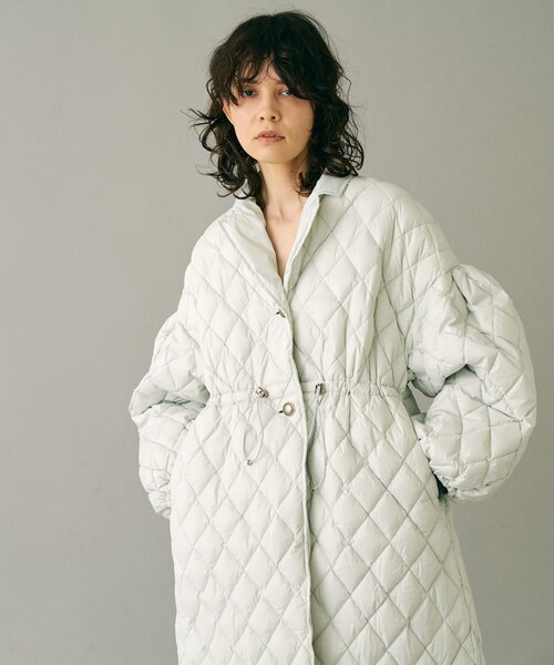 THE GOODLAND MARKET(ザグッドランドマーケット)の「『別注』KWD×ザ グッドランド マーケット GREEN DOWN QUILTING JACKET(その他アウター・レディース・BLACK/OFF WHITE・FREE)」の10枚目の写真