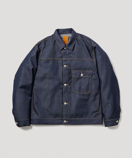 ADAM ET ROPE'(アダムエロペ)の「【NIKKE】デニム トラッカー ジャケット / ADAM ET ROPE' JEANS -PERS-(デニムジャケット・メンズ・ブラック/ブラック系/ネイビー・L/M/S)」の20枚目の写真