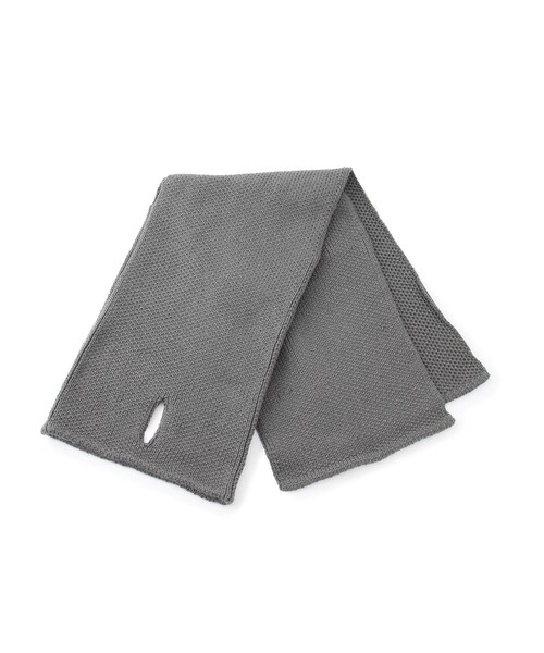 ADAM ET ROPE'(アダムエロペ)の「【KYOU/キョウ】NOSTALGIA Bulky Yarn 2way Stole(マフラー・メンズ・グレー・F)」の2枚目の写真