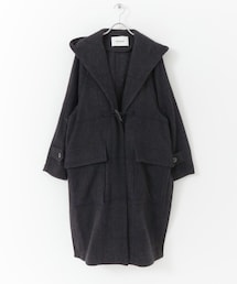 rito structure　GRID-PATTERN DUFFLE COAT