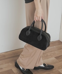 URBAN RESEARCH DOORS | MARCO BIANCHINI　スウェードレザーラウンドバッグ(ショルダーバッグ)