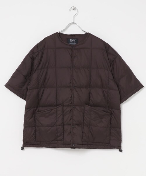 URBAN RESEARCH DOORS（アーバンリサーチドアーズ）の「『別注』TAION×DOORS　SHORTSLEEVE DOWN JACKET（その他アウター・レディース・WHITE/BLACK/D. CHOCO・One）」の11枚目の写真