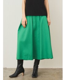 ELENDEEK | QUILT W TUCK FLARE SK(スカート)