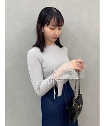 dazzlin | ヘムレースリブニットトップス(ニット/セーター)