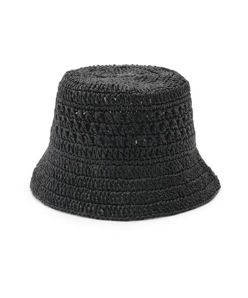 VIS（ビス）の「コーティングペーパーバケットハット（ハット・レディース・ブラック/キナリ・F）」の13枚目の写真