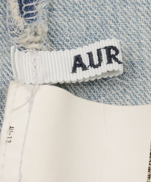 ADAM ET ROPE'（アダムエロペ）の「【AURALEE（オーラリー）】FADED SELVEDGE LIGHT DENIM DRESS（ドレス・レディース・ブルー・1）」の10枚目の写真