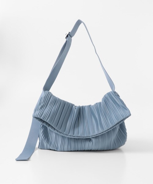 THE GOODLAND MARKET（ザグッドランドマーケット）の「BLUEORB　Foldover Bag（ショルダーバッグ・レディース・DENIM BLUE/BLACK・One）」の2枚目の写真