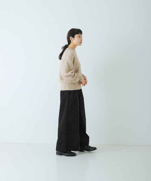 かぐれ（カグレ）の「ドットコーデュロイワイドパンツ（その他パンツ