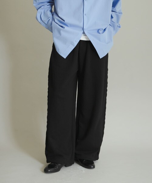 SENSE OF PLACE by URBAN RESEARCH（センスオブプレイスバイアーバンリサーチ）の「スウェットタックワイドパンツ（その他パンツ・メンズ・IVORY/BLACK/GRAY・M/L）」の20枚目の写真