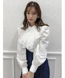 dazzlin | ラッフルカラーブラウス(シャツ/ブラウス)