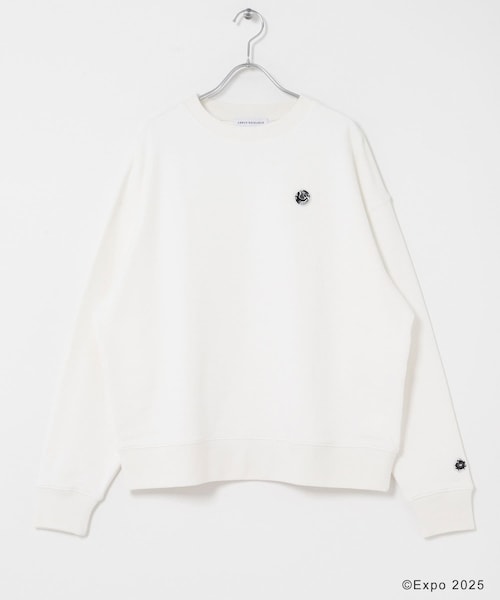 THE GOODLAND MARKET（ザグッドランドマーケット）の「EXPO2025 SWEATSHIRTS（スウェット・メンズ・WHITE/BLACK/C.GRAY/C.GR×BK・S/M/L）」の10枚目の写真