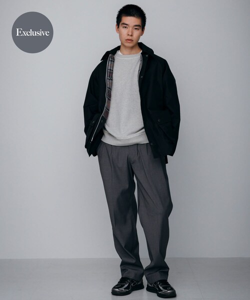 BEAMS GOLFオレンジレーベルフラワーカモプリントストレッチパンツ BEAMS GOLF ORANGE LABEL / フラワーカモ プリント 切り替え