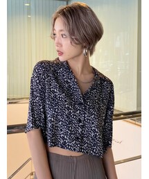 EMODA | オープンカラーショートシャツ(シャツ/ブラウス)