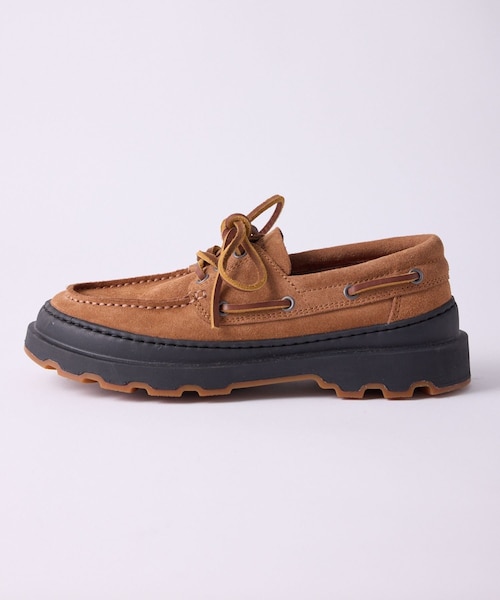 ADAM ET ROPE'（アダムエロペ）の「【CAMPER】Brutus+ BOAT SHOES WMNS（モカシン/デッキシューズ・レディース・キャメル・36/37/38/39）」の2枚目の写真