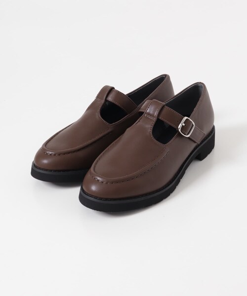 URBAN RESEARCH DOORS(アーバンリサーチドアーズ)の「Tストラップローファー(ローファー・レディース・BROWN/BLACK・36/37/38)」の12枚目の写真