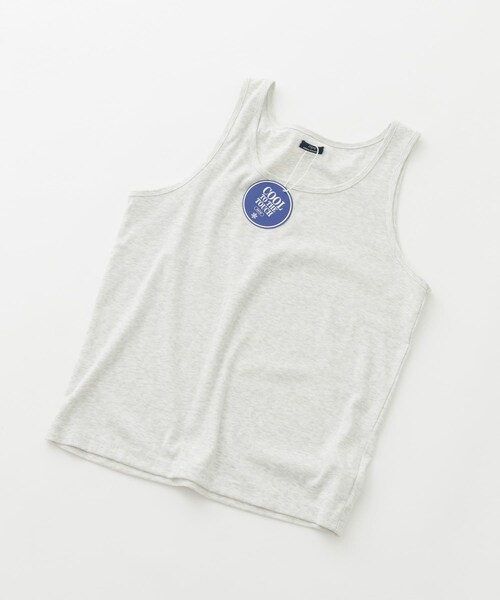 ITEMS URBANRESEARCH(アイテムズ アーバンリサーチ)の「クールタッチテレコタンクトップ(タンクトップ・メンズ・IVO/GRY/BLK・M/L)」の4枚目の写真