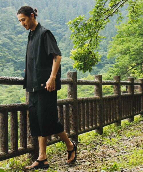 EKAL（エカル）の「『別注』Dickies×EKAL　ワークベスト（ベスト・メンズ・ブラウン/ブラック・M/L）」の8枚目の写真