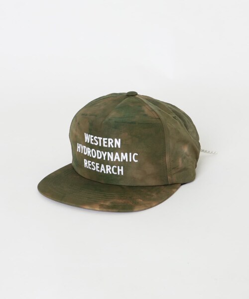 THE GOODLAND MARKET（ザグッドランドマーケット）の「Western Hydrodynamic Research　JAPANESE FABRIC PROMO HAT（キャップ・メンズ・GREEN/BLUE・Free）」の4枚目の写真