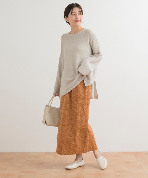 URBAN RESEARCH DOORS(アーバンリサーチドアーズ)の「ジャガードストレートスカート(スカート・レディース・IVORY/CAMEL・M)」の17枚目の写真