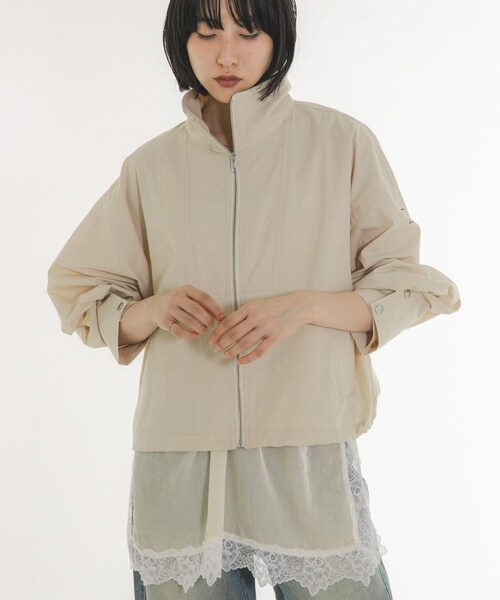 KBF(ケイビーエフ)の「『別注』Lee Izumida×KBF ブルゾン(ブルゾン・レディース・OFF/L.BEIGE/NAVY・One)」の15枚目の写真