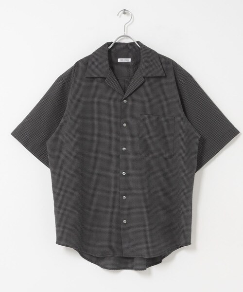 URBAN RESEARCH DOORS(アーバンリサーチドアーズ)の「FORK&SPOON シアサッカーショートスリーブシャツ(シャツ/ブラウス・メンズ・CCLxBLK/BEGxCCL・4/5)」の10枚目の写真